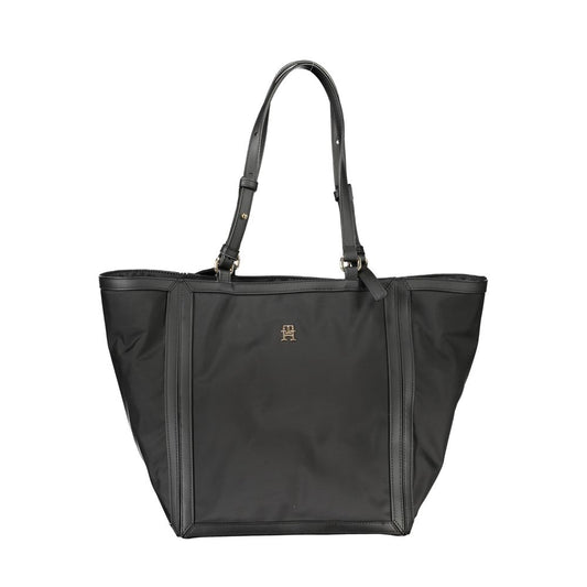 Tommy Hilfiger Black Polyester Handbag Tommy Hilfiger Dark Slate Gray
