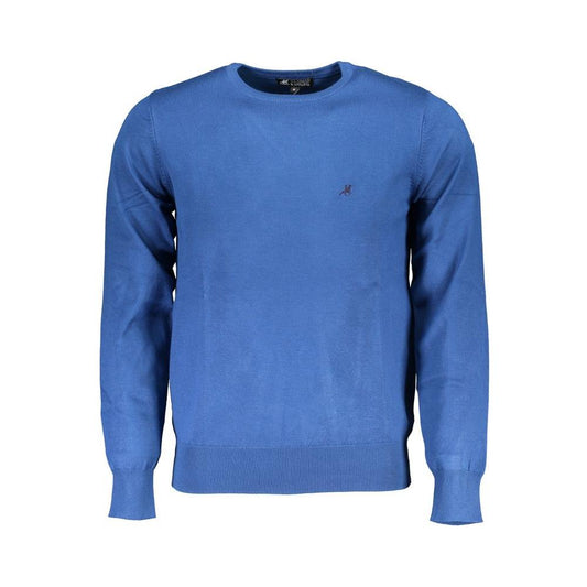 U.S. Grand Polo Blue Nylon Sweater U.S. Grand Polo Steel Blue