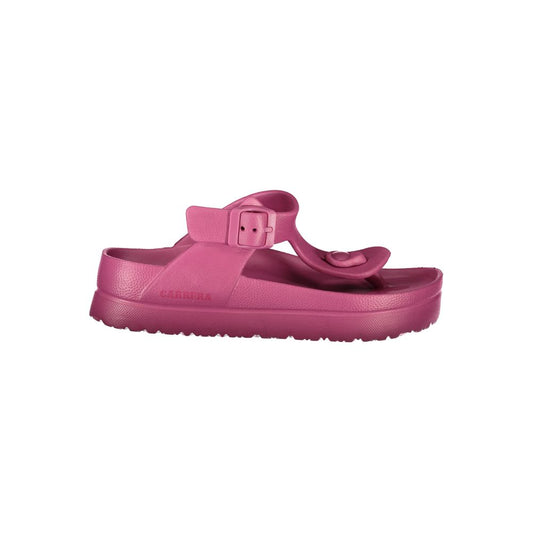 Carrera Pink Polyethylene Sandal Carrera Maroon