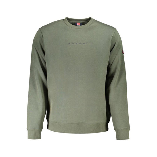Norway 1963 Green Cotton Men Sweater Norway 1963 Dim Gray