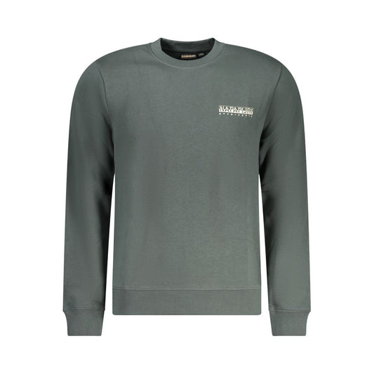 Napapijri Green Cotton Sweater Napapijri Dim Gray