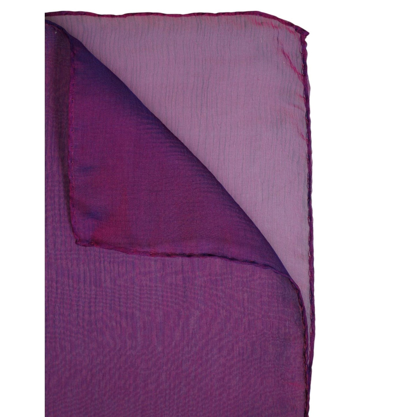Dolce & Gabbana Purple Silk Rectangle Wrap Shawl Scarf