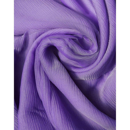 Dolce & Gabbana Purple Silk Rectangle Wrap Shawl Scarf