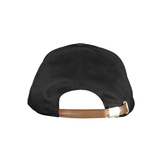 La Martina Black Cotton Men Cap La Martina Dark Slate Gray