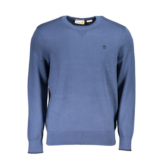 Timberland Blue Cotton Sweater Timberland Slate Gray
