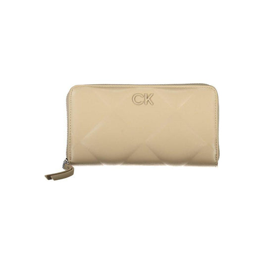 Calvin Klein Elegant Beige Multi-Compartment RFID Wallet Calvin Klein Tan