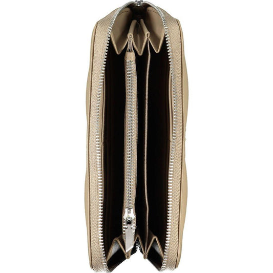 Calvin Klein Elegant Beige Multi-Compartment RFID Wallet Calvin Klein Gray