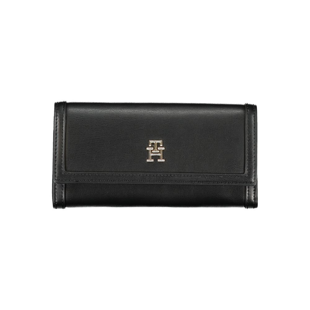 Tommy Hilfiger Elegant Black Dual-Compartment Wallet Tommy Hilfiger Dark Slate Gray