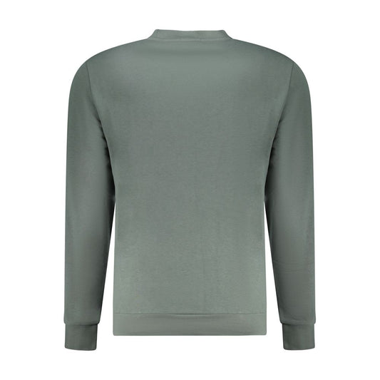 Napapijri Green Cotton Sweater Napapijri Dim Gray