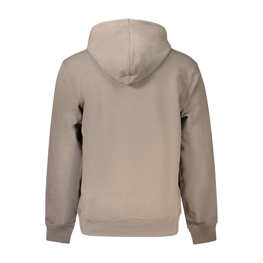 Calvin Klein Brown Cotton Men Sweater Calvin Klein Rosy Brown