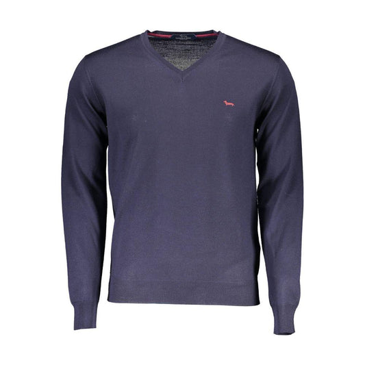Harmont & Blaine Blue Wool Men Sweater Harmont & Blaine Dark Slate Gray
