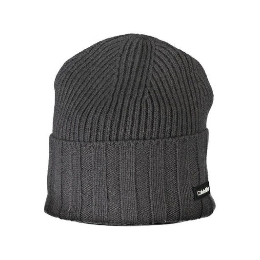 Calvin Klein Elegant Contrast Detail Gray Hat Calvin Klein Dark Slate Gray
