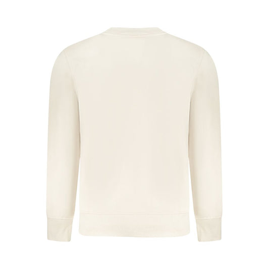 Calvin Klein Beige Cotton Men Sweater Calvin Klein Beige