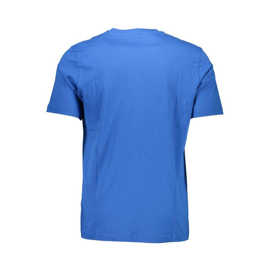 Diesel Blue Cotton Men T-Shirt Diesel Royal Blue