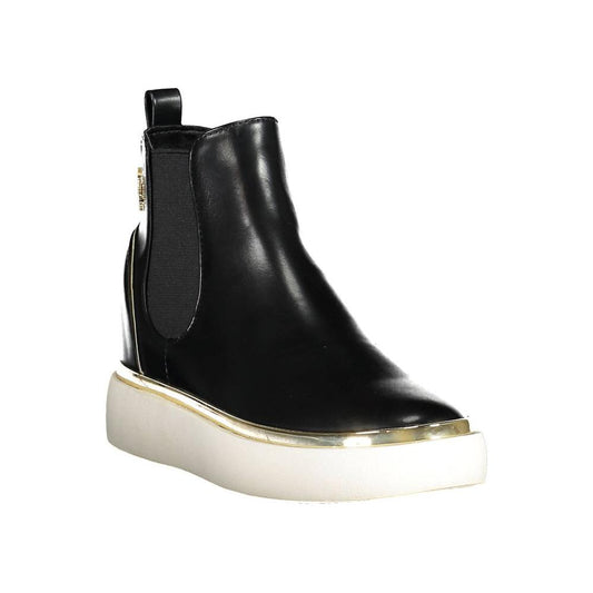 U.S. POLO ASSN. Black Polyester Women Boot U.S. POLO ASSN. Light Gray
