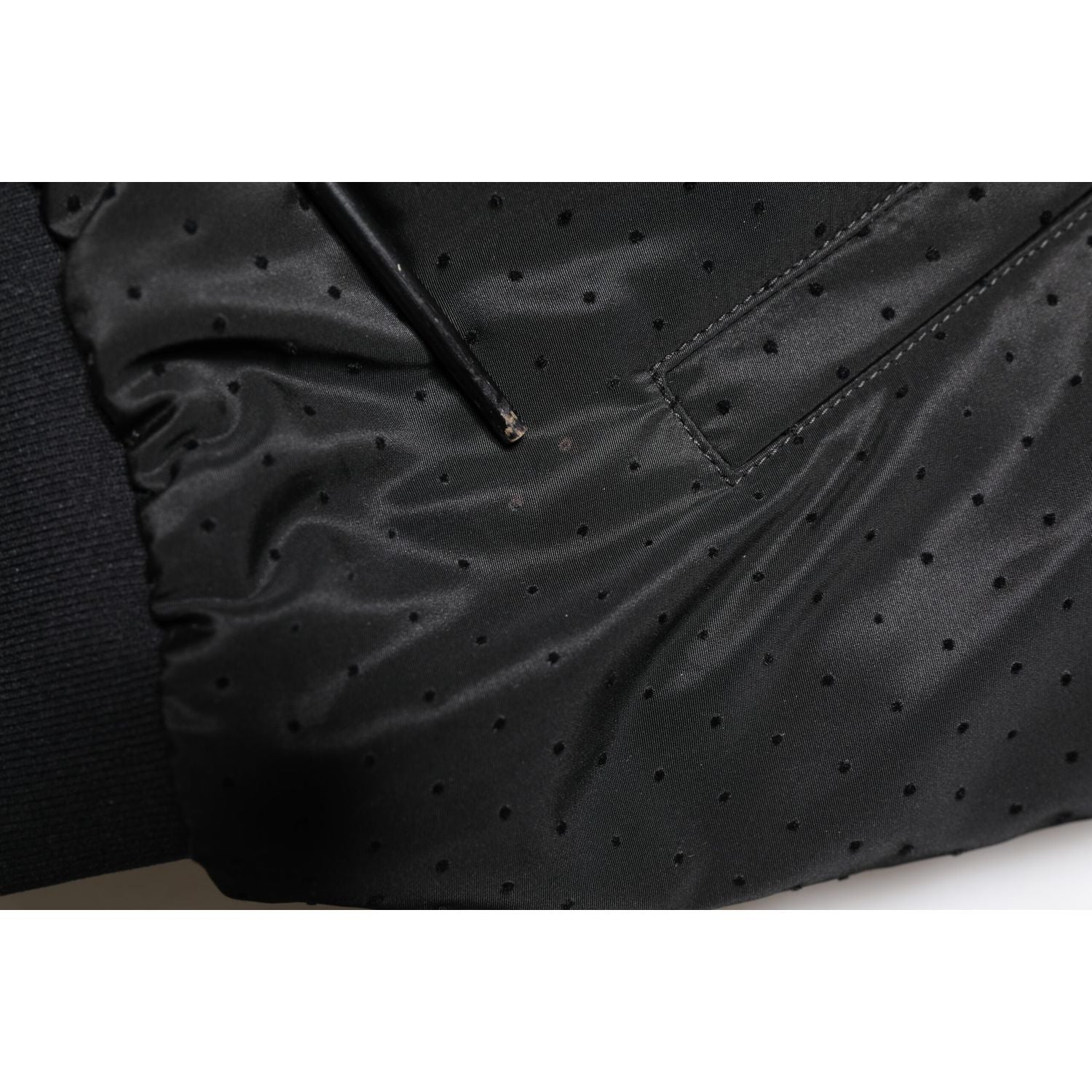 Dolce & Gabbana Black Long Sleeves Full Zip Bomber Jacket