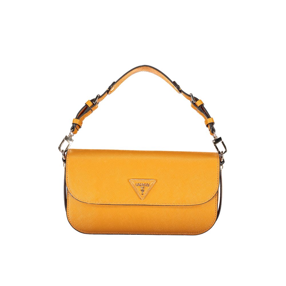 Front view with bag zipped and handles upright.