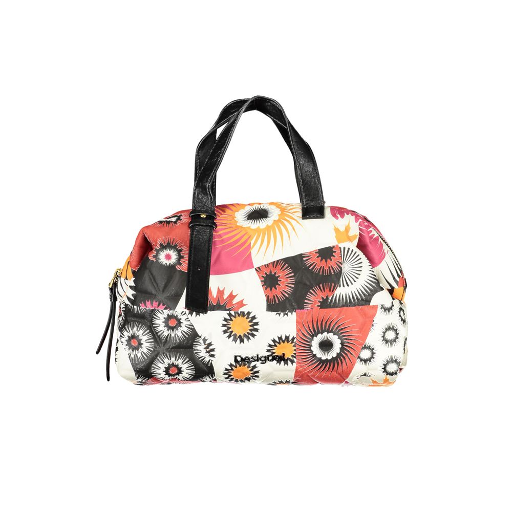 Front view with bag zipped and handles upright.