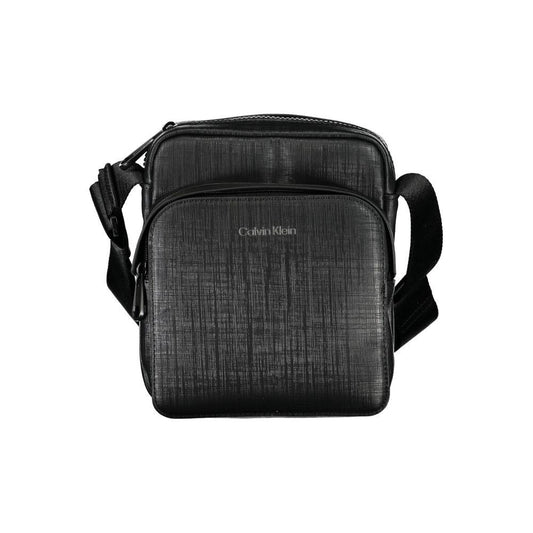 Calvin Klein Elegant Black Shoulder Bag with Contrasting Details Calvin Klein Dark Slate Gray