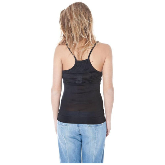 Datch Black Viscose Tops & T-Shirt Datch Gray
