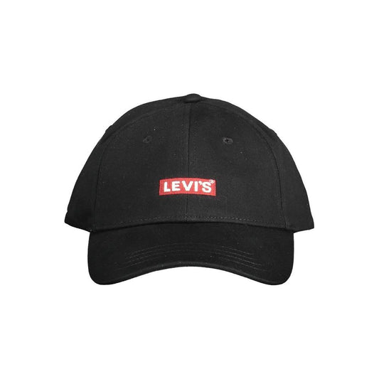 Levi's Black Cotton Men Cap Levi's Dark Slate Gray