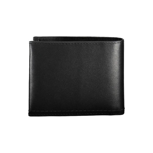 Calvin Klein Black Leather Men Wallet Calvin Klein Dark Slate Gray