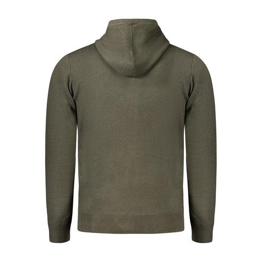 Norway 1963 Green Polyamide Men Cardigan Norway 1963 Dark Olive Green