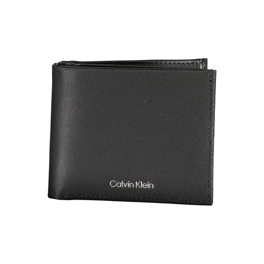 Calvin Klein Elegant Black Leather Wallet with RFID Block Calvin Klein Dark Slate Gray