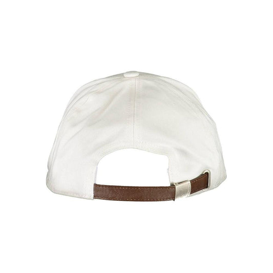 La Martina White Cotton Men Cap La Martina Beige