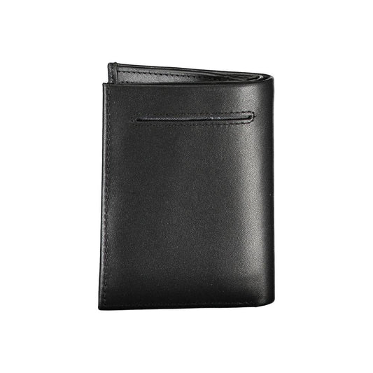 Calvin Klein Sleek Black Leather RFID Wallet Calvin Klein Dark Slate Gray