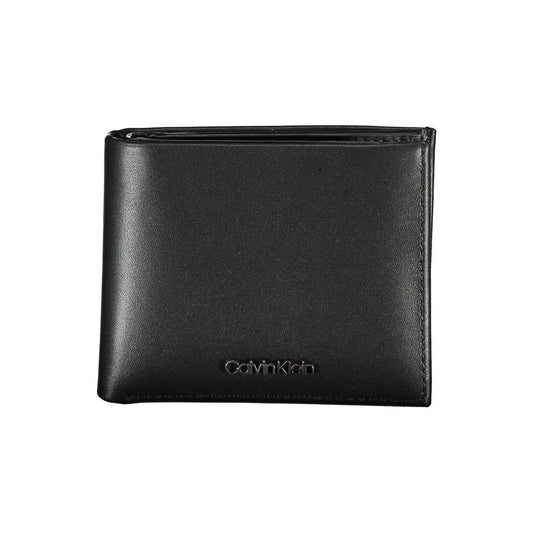 Calvin Klein Sleek Leather Bi-Fold Wallet with RFID Block Calvin Klein Dark Slate Gray