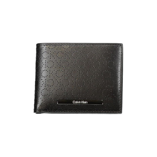 Calvin Klein Black Leather Wallet Calvin Klein Dark Slate Gray