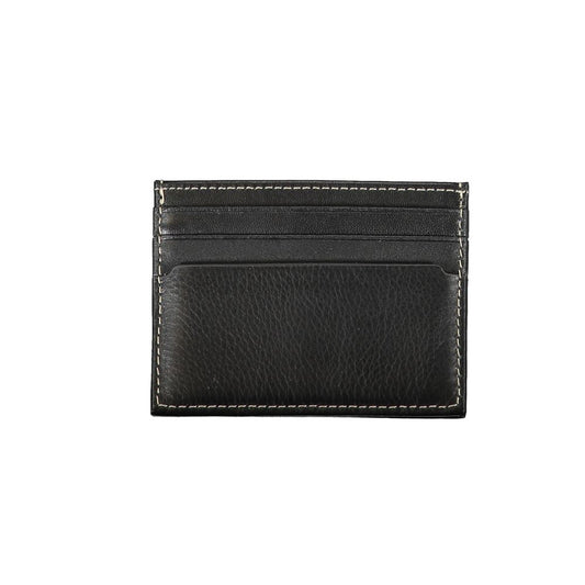 Tommy Hilfiger Black Leather Men Wallet Tommy Hilfiger Dark Slate Gray