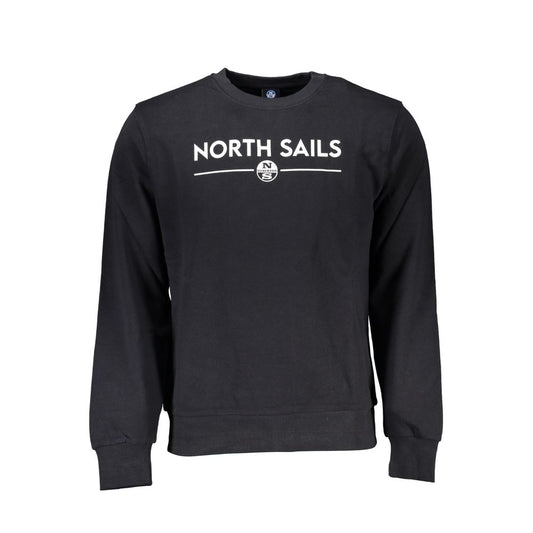 North Sails Black Cotton Sweater North Sails Dark Slate Gray