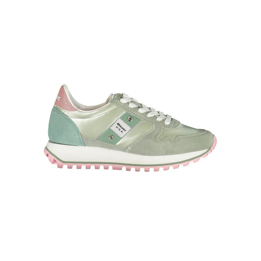 Blauer Green Polyester Women Sneaker Blauer Dark Gray