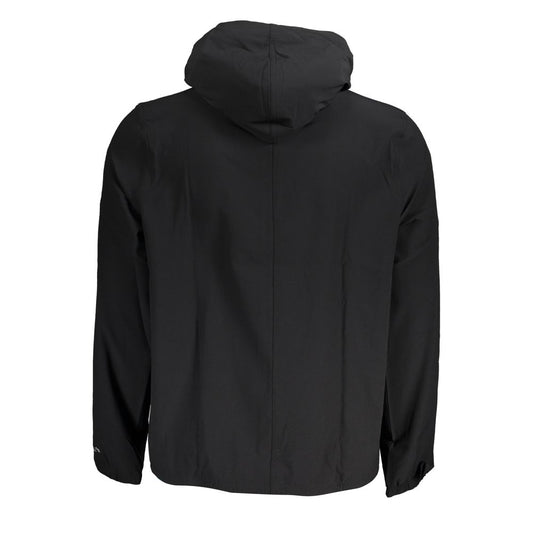 Calvin Klein Sleek Hooded Sports Jacket in Breathable Fabric Calvin Klein Dark Slate Gray