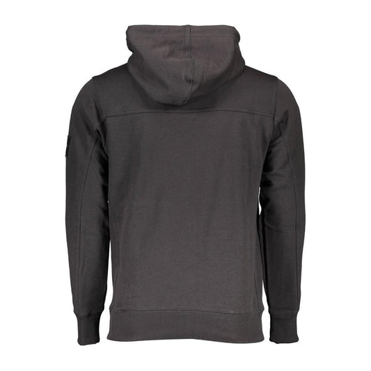 Calvin Klein Black Cotton Men Sweater Calvin Klein Dark Slate Gray
