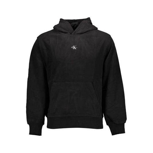 Calvin Klein Black Cotton Men Sweater Calvin Klein Black