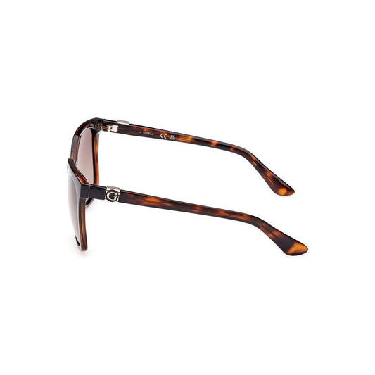 Guess Jeans Brown Injected Women Sunglass Guess Jeans Dark Slate Gray