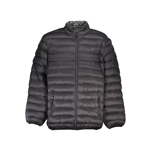 U.S. Grand Polo Black Polyester Jacket U.S. Grand Polo Dark Slate Gray