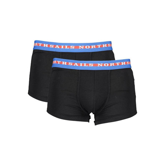 North Sails Black Cotton Underwear North Sails Dark Slate Gray