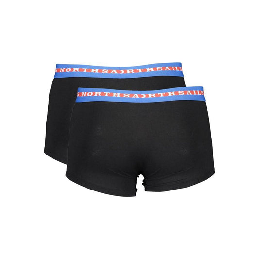 North Sails Black Cotton Underwear North Sails Dark Slate Gray