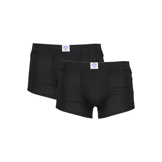 North Sails Black Cotton Underwear North Sails Dark Slate Gray
