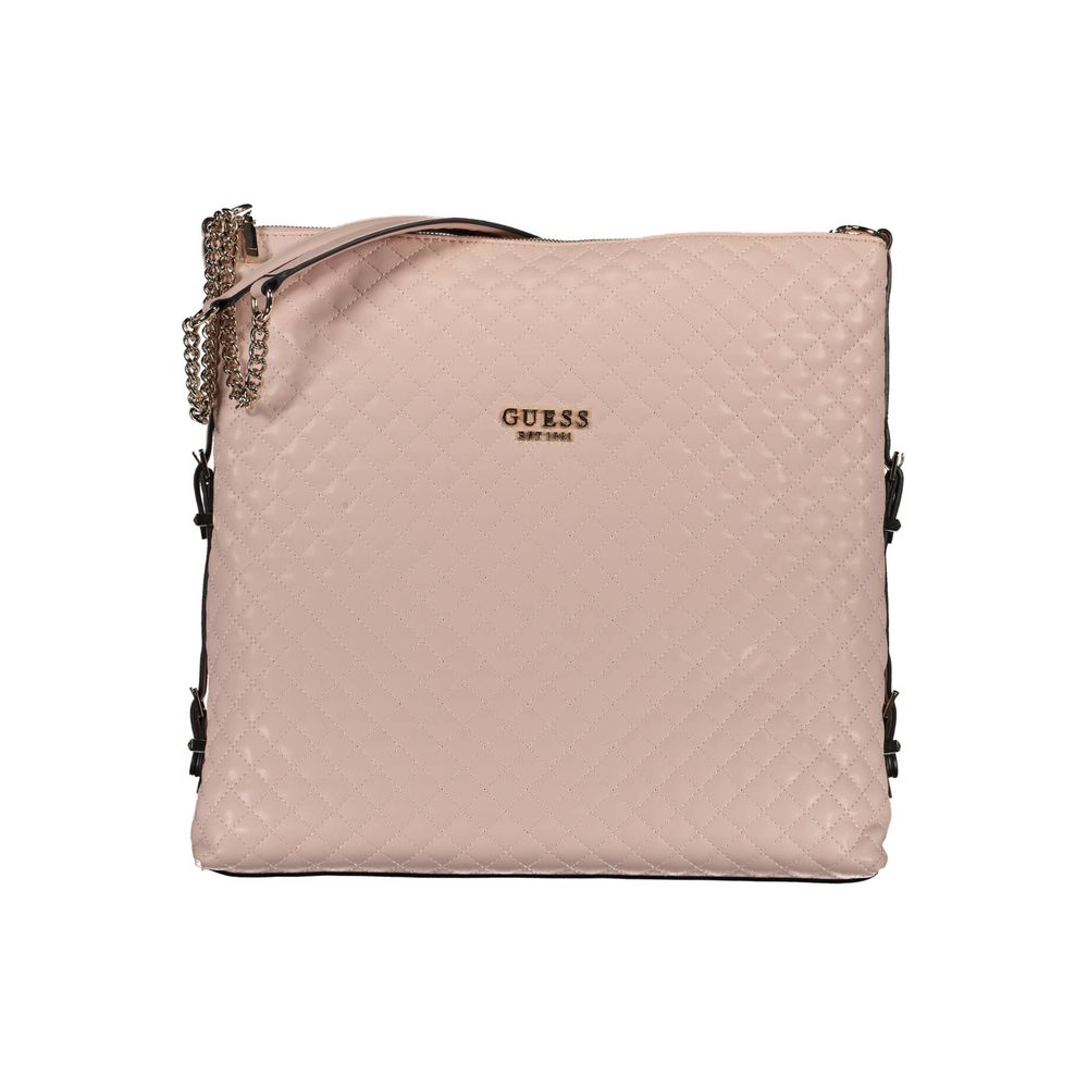 Front view with bag zipped and handles upright.