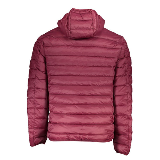 Norway 1963 Chic Pink Hooded Jacket with Unique Applique Norway 1963 Maroon