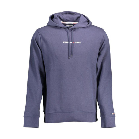 Tommy Hilfiger Blue Cotton Men Sweater Tommy Hilfiger Dim Gray