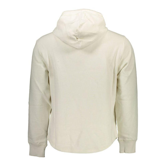 Calvin Klein White Cotton Men Sweater Calvin Klein Light Gray