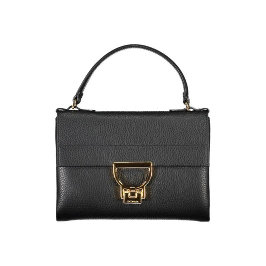 Coccinelle Black Leather Women Handbag Coccinelle Dark Slate Gray