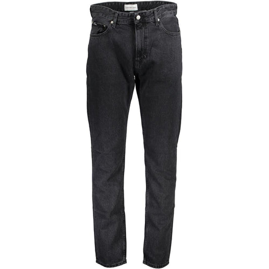 Calvin Klein Chic Washed Effect Dad Jeans Calvin Klein Dark Slate Gray