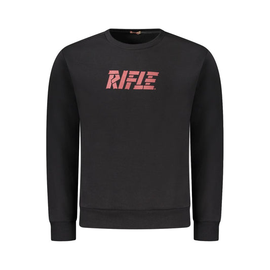 Rifle Black Cotton Men Sweater Rifle Dark Slate Gray